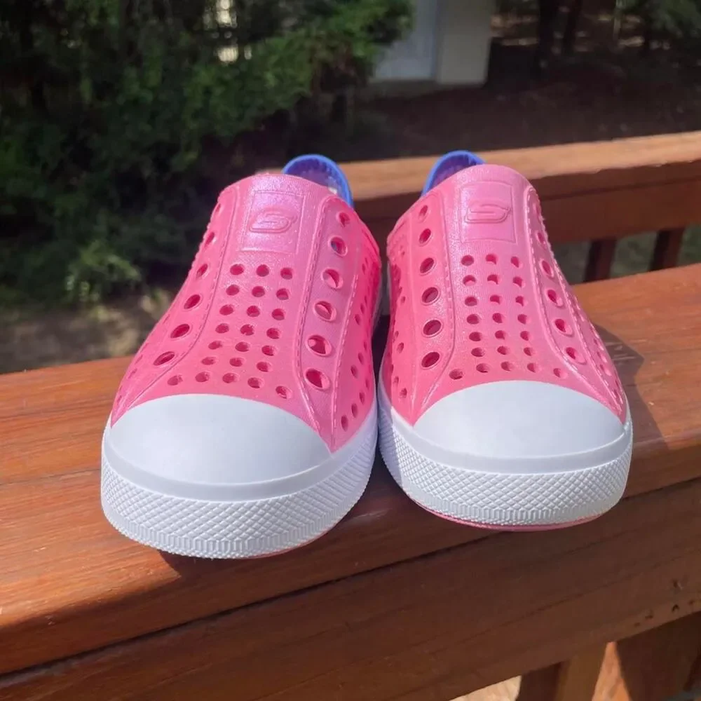 Skechers Kids 13 Pink Water shoes slip On Sandals
